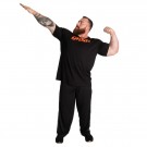 Legacy gym tee, Black/Flame  thumbnail
