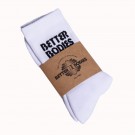 Better Bodies Crew Socks 3-pack, White thumbnail