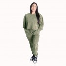 Acid Washed Sweater, Acid washed green thumbnail