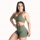 Scrunch Sports Bra, Washed Green thumbnail