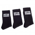 BB crew socks 3-p, Black thumbnail