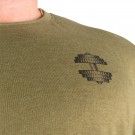 Union Iron Tee, Army Green Melange thumbnail