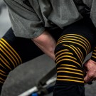 Knee wraps, Black/Flame thumbnail