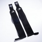 Hardcore Wrist Wraps, Black/WHITE thumbnail