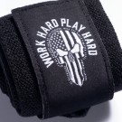 Hardcore Wrist Wraps, Black/WHITE thumbnail