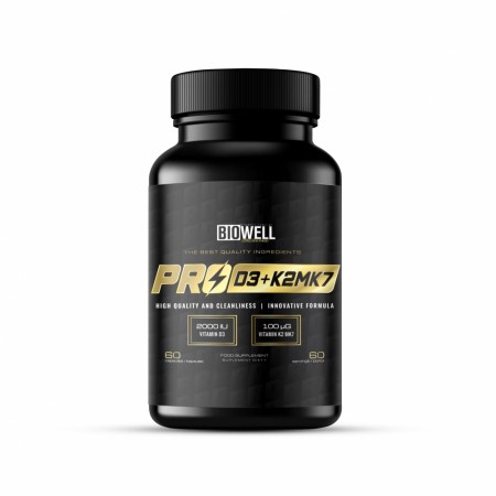 BIOWELL LABS PRO D3 + K2MK7 60 kapsler