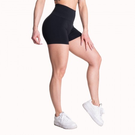 Scrunch Shorts, Black