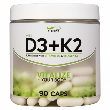 Viterna Vital D3+K2, 90 caps