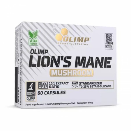 Olimp Lion`s mane mushroom, 60 kapsler