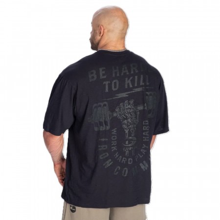 HTK Slub Iron Tee Washed Black 