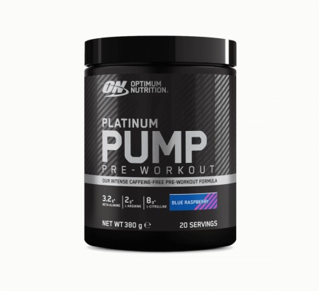 Optimium Nutrition Platinum PWO Pump 380g BLUE Raspberry