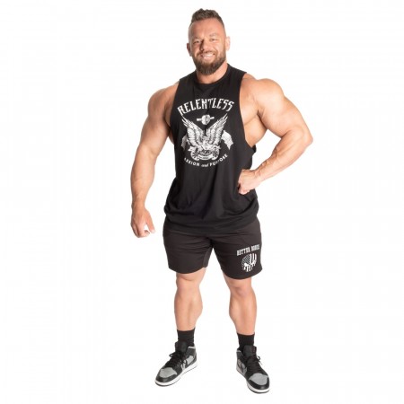 Skull Function Shorts, Black/White