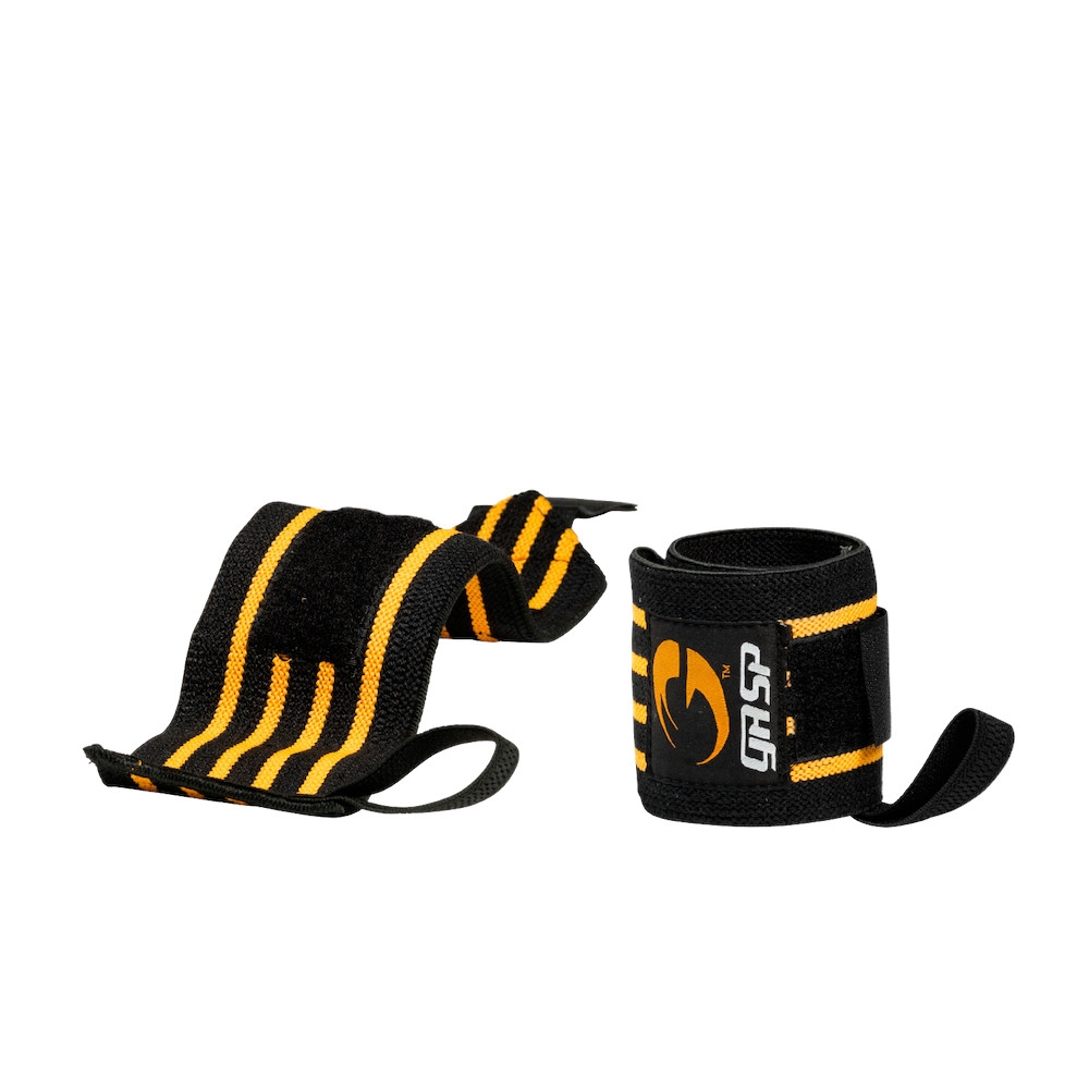 Hardcore Wrist Wraps offer support and stability during all lifts. Most beneficial for pressing exercises