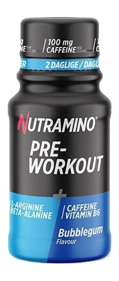 Nutramino Pre-Workout Shots er for de som trenger et ekstra kick til treningen.