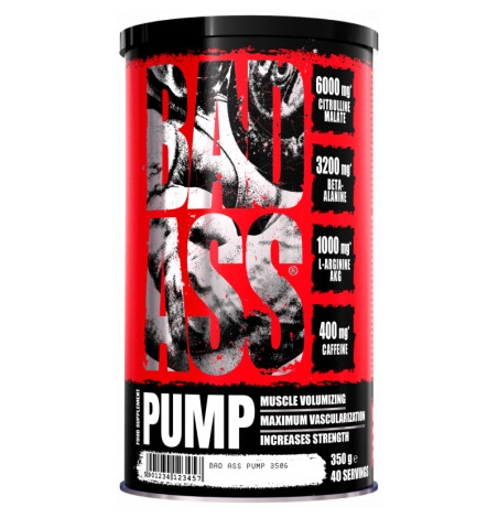 BAD ASS PUMP PWO er en ny stimulans før trening for alle som liker ekstrem trening. 