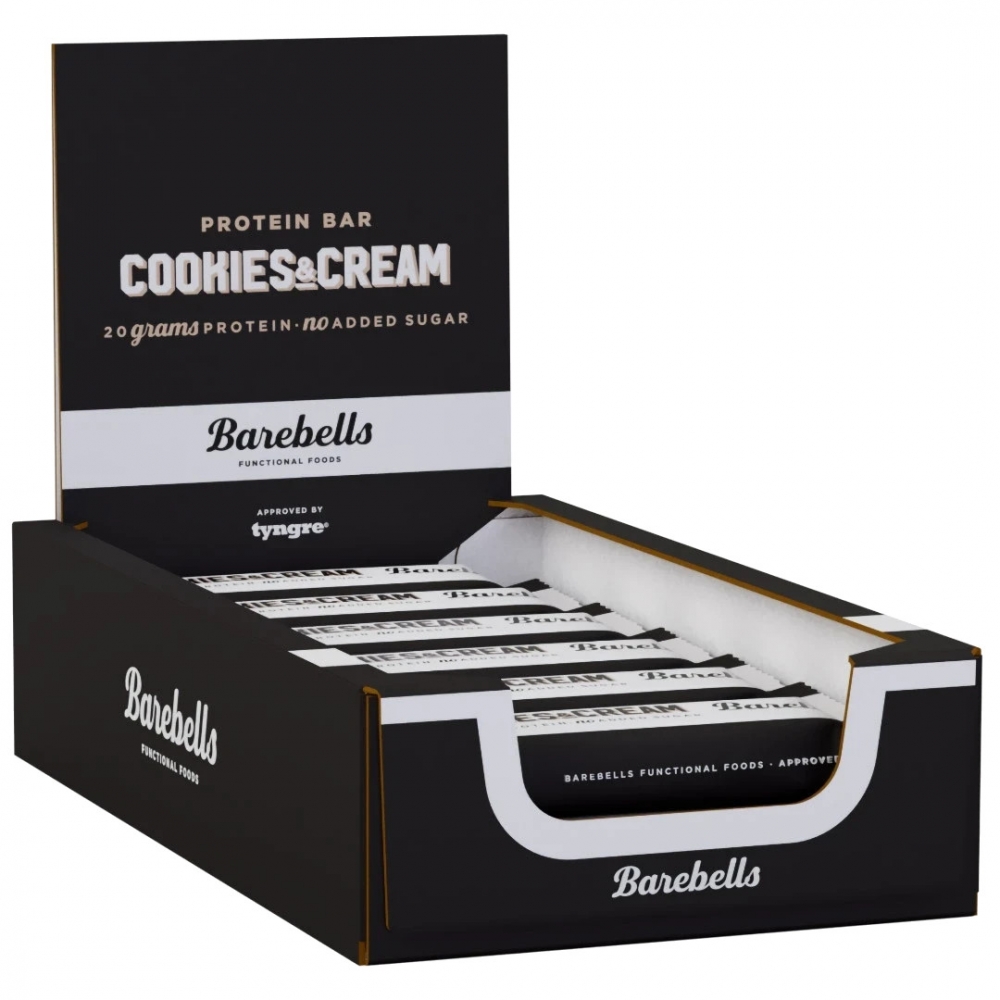 Barebells Protein Bar - Proteinbar med 20 g protein og mindre enn 2 gram sukker.