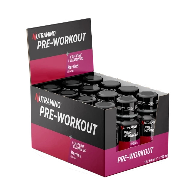 Nutramino Pre-Workout Shots er for de som trenger et ekstra kick til treningen.