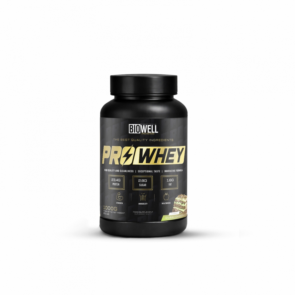 PRO WHEY er et proteinprodukt laget av konsentrert myseprotein av høy kvalitet.